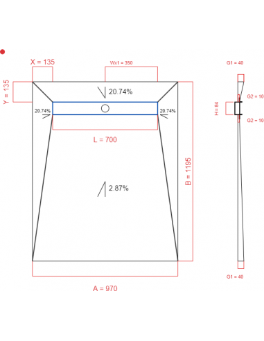 Showerlay Wiper 4 Way 970 X 1195 Mm. . . 