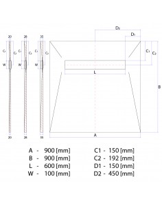 Vinyl Vloer Natte Ruimte Kit: Doucheplaat Inclusief Vuilvanger En Afvoercover (Ponente) 2 Vinyl Vloer Natte Ruimte Kit: Doucheplaat Inclusief Vuilvanger En Afvoercover (Ponente) 2