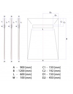 Vinyl Vloer Natte Ruimte Kit: Doucheplaat Inclusief Vuilvanger En Afvoercover (Ponente) 2 Vinyl Vloer Natte Ruimte Kit: Doucheplaat Inclusief Vuilvanger En Afvoercover (Ponente) 2