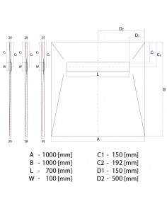Vinyl Vloer Natte Ruimte Kit: Doucheplaat Inclusief Vuilvanger En Afvoercover (Mistral) 2 Vinyl Vloer Natte Ruimte Kit: Doucheplaat Inclusief Vuilvanger En Afvoercover (Mistral) 2