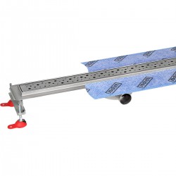 Kit Voor Natte Ruimte: Lineaire Laagprofiel Afvoer Met Zuivere Afdekking Met Ingebouwde Afvoer 2