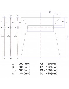 Kit Voor Natte Cel: Doucheplaat Inclusief Vuilvanger En Afvoercover (Reversible) 2 Kit Voor Natte Cel: Doucheplaat Inclusief Vuilvanger En Afvoercover (Reversible) 2