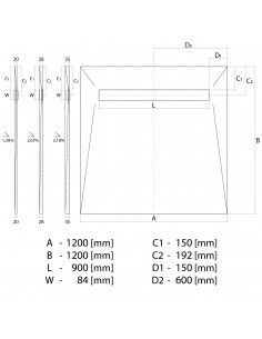 Kit Voor Natte Cel: Doucheplaat Inclusief Vuilvanger En Afvoercover (Mistral) 2 Kit Voor Natte Cel: Doucheplaat Inclusief Vuilvanger En Afvoercover (Mistral) 2