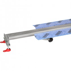 Kit Voor Natte Ruimte: Lineaire Laagprofiel Afvoer Met Zuivere Afdekking Met Ingebouwde Afvoer 2