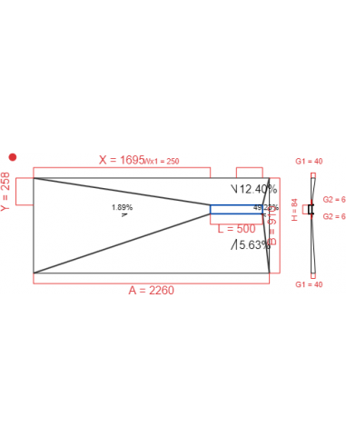 Showerlay Wiper 4 Way 2260 X 910 Mm. . . 