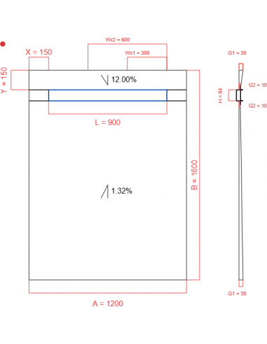 Showerlay Wiper 2 Way 1200 X 1600 Mm. . . 