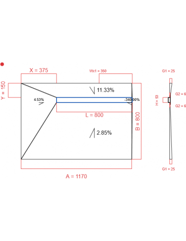 Laybase Wiper 4 Way 1170 X 800 Mm. . . 
