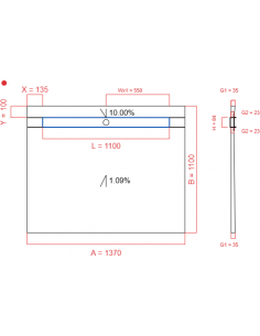 Showerlay Wiper 2 Way 1370. . . 
