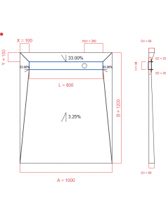 Showerlay Wiper 4 Way 1000. . . 