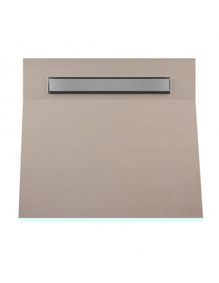 Inloopdouchekit: Tegelbare Eenzijdig Aflopende Doucheplaat En Afdekking Ponente