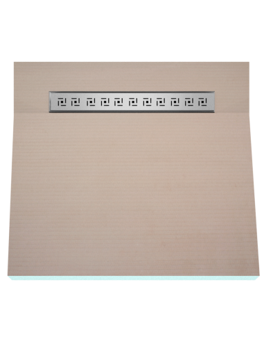 Inloopdouchekit: Tegelbare Eenzijdig Aflopende Doucheplaat En Afdekking Tivano