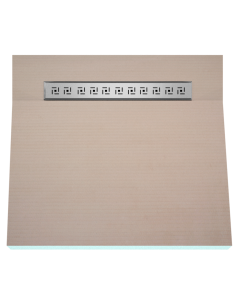 Inloopdouchekit: Tegelbare Eenzijdig Aflopende Doucheplaat En Afdekking Tivano