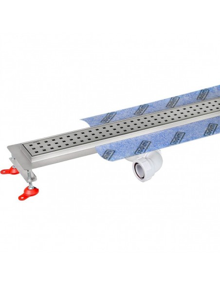 Echt Productbeeld: Duschrinne Wiper Premium Met Sirocco Afdekking En Sifon