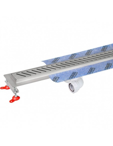 Echt Productbeeld: Duschrinne Wiper Premium Met Zonda Afdekking En Sifon