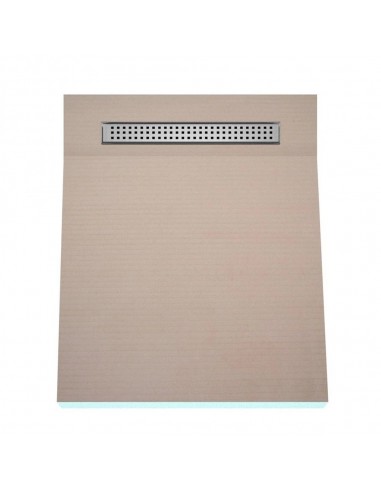 Inloopdouchekit: Tegelbare Eenzijdig Aflopende Doucheplaat En Afdekking Sirocco