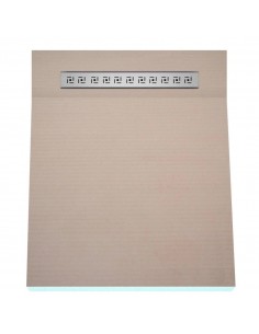 Inloopdouchekit: Tegelbare Eenzijdig Aflopende Doucheplaat En Afdekking Tivano