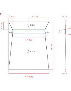 Showerlay Wiper 4 Way 1000. . . 