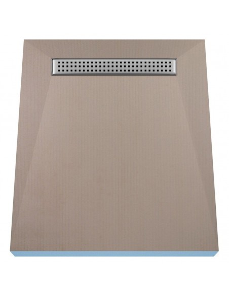 Inloopdouchekit: Tegelbare Doucheplaat En Afdekking Sirocco