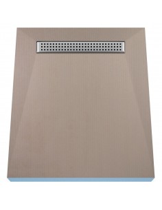 Inloopdouchekit: Tegelbare Doucheplaat En Afdekking Sirocco