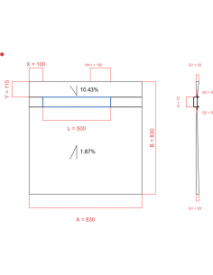 Showerlay Wiper 2 Way 830 X. . . 