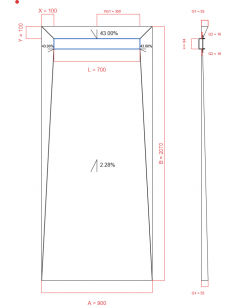 Showerlay Wiper 4 Way 900 X. . . 