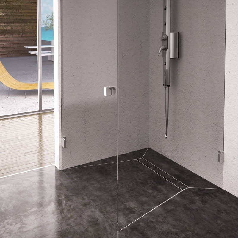 Douchegoot 90 cm Wiper Elite Reg Ponente Badkamer Materiaal