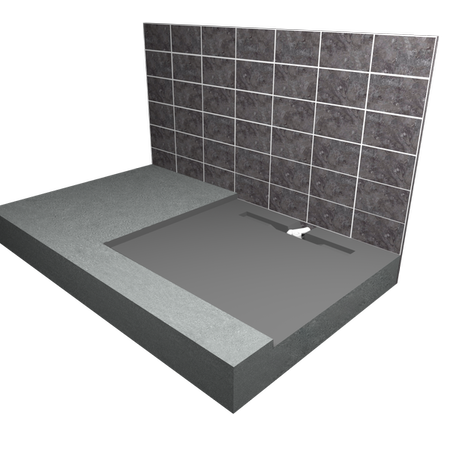 Wet - Room - Tray - In - Concrete - Floor - Step5