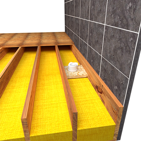 Wet - Room - Tray - In - Timber - Floor - Step4